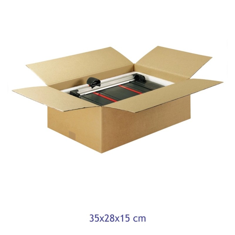 SCATOLA CARTONE 1 ONDA CM 35x28x15