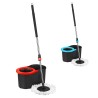 Secchio lava pavimenti con mocio rotante Black Noir - RagStore