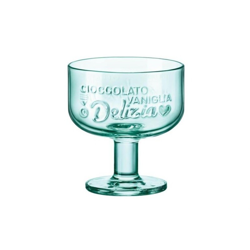 Coppa Dessert Graphica Green 28 cl: Eleganza e Stile per i Tuoi Dolci (6 Pezzi)