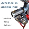 Passapomodori elettrico a banchetto Inox PPEI Mecnosud - RagStore