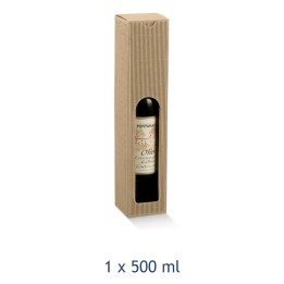Elegante Valigetta Porta Bottiglia Petit Avana - Confeziona con Stile!