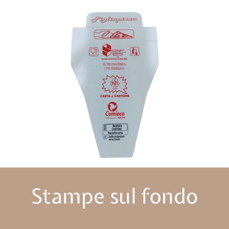 VASSOIO SPICCHIO PRENDI PIZZA IN CARTONE 500 Pz