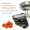 Accessorio passapomodori Mecnosud per motore elettrico 0,5 e 1 Hp