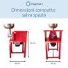 Dimensioni passapomodori compatto elettrico