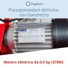 Passapomodori elettrico con banchetto Charlie compact Acciaio Inox - RagStore