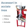 Spremi pomodori in acciaio inox con banchetto