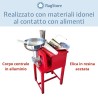 Passapomodori elettrico con banchetto Charlie compact Acciaio Inox - RagStore