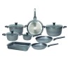 BATTERIA PENTOLE GRANCUCINA PHAETRA STYLE 12 PZ INDUZIONE