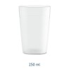 BICCHIERE ACQUA IN POLICARBONATO 250 ML