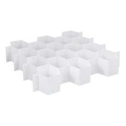 DIVISORI COMPONIBILI ESAGONALI PER CASSETTI 34x6,5 CM - 8 Pz