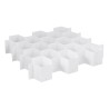 DIVISORI COMPONIBILI ESAGONALI PER CASSETTI 34x6,5 CM - 8 Pz