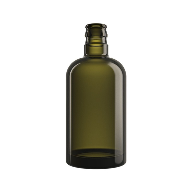 BOTTIGLIA VETRO BARRIQUE ANTI FRODE 500 ml VERDE
