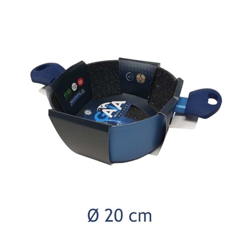 CASSERUOLA ANTIADERENTE INDUZIONE GAIA DELUXE CM 20
