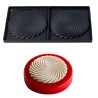 Pavoni - Stampo in silicone per dolci a forma di twist con diametro da 17,5 cm
