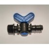 VALVOLA RUBINETTO PER TUBO ALA A GOCCIA D.16 ATTACCO A VITE 3/4"