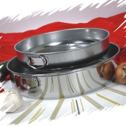 TORTIERA INOX BASSA CM 20