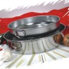 TORTIERA INOX BASSA CM 20