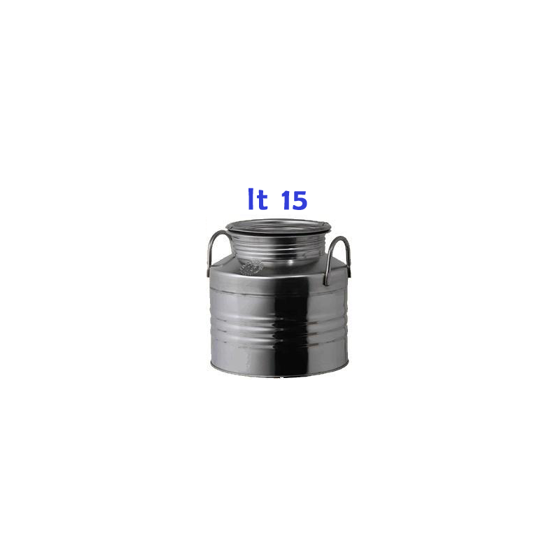 BIDONE OLIO INOX 4F LT 15