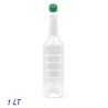 Bottiglia in plastica pet trasparente da 1 lt