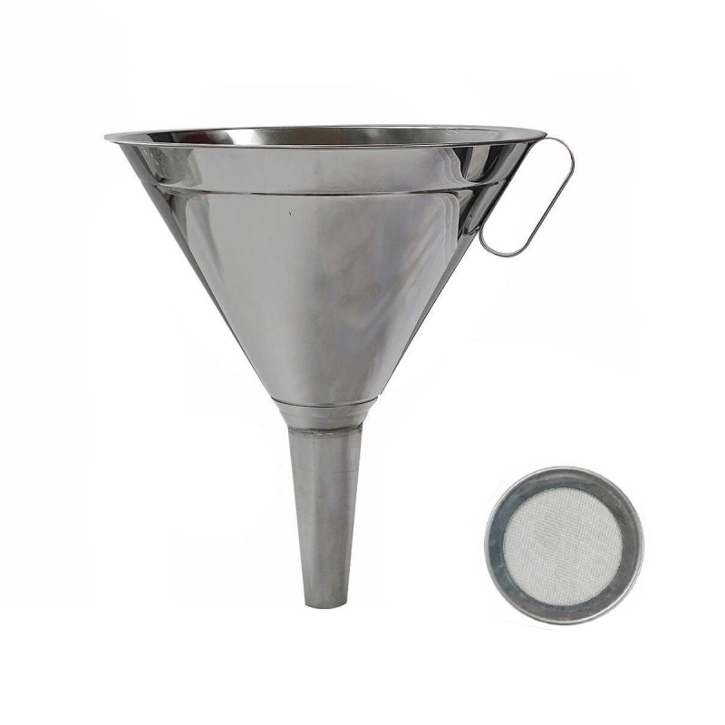 IMBUTO IN ACCIAIO INOX Ø 18 CM CON FILTRO