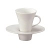 Tazzine Caffè con Piattino Trombetta 4 pz Bianche | Ragstore.it