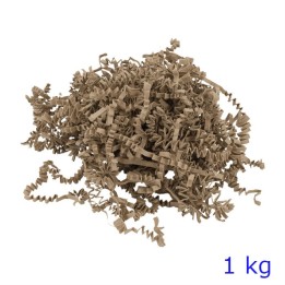 PAGLIA IN CARTA MARRONE PER CONFEZIONAMENTO CESTI 1 KG