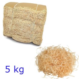 PAGLIA IN LEGNO NATURALE PER CONFEZIONAMENTO CESTI 5 KG
