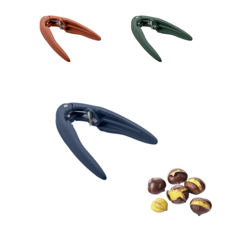 COLTELLO TAGLIA CASTAGNE LAMA ACCIAIO INOX