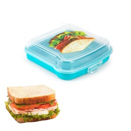 CONTENITORE PORTA SANDWICH TOAST MERENDA CM 14x14x4
