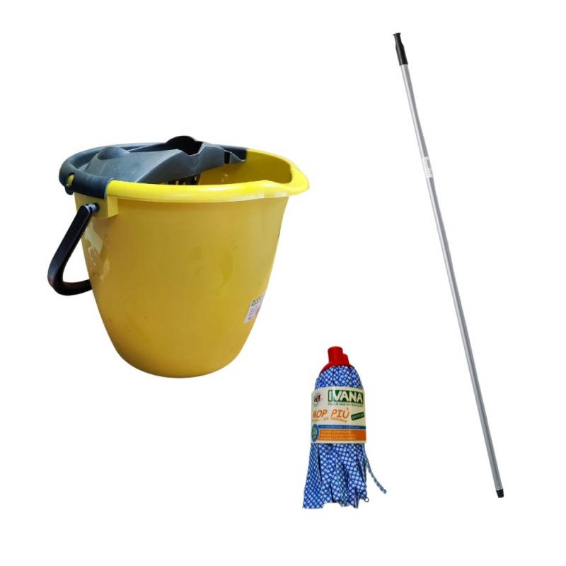 SECCHIO MOCIO COMPLETO CON MANICO DELFINI