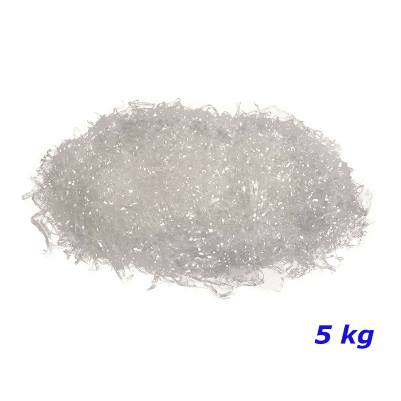 PAGLIA SINTETICA TRASPARENTE PER CONFEZIONAMENTO CESTI 5 KG