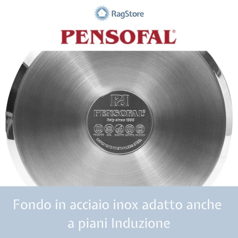 Fondo in acciaio inox New Era Pensofal per piani a induzione