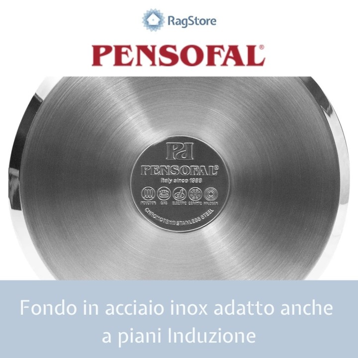 Fondo in acciaio inox New Era Pensofal per piani a induzione