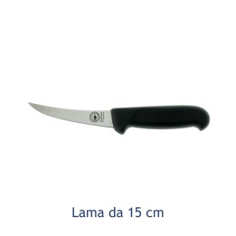 Coltello bananino per disosso in acciaio con lama curvata da 15 cm