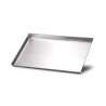 TEGLIA PIZZA ALLUMINATA RETTANGOLARE CM 65x45 H 2 BORDI DRITTI