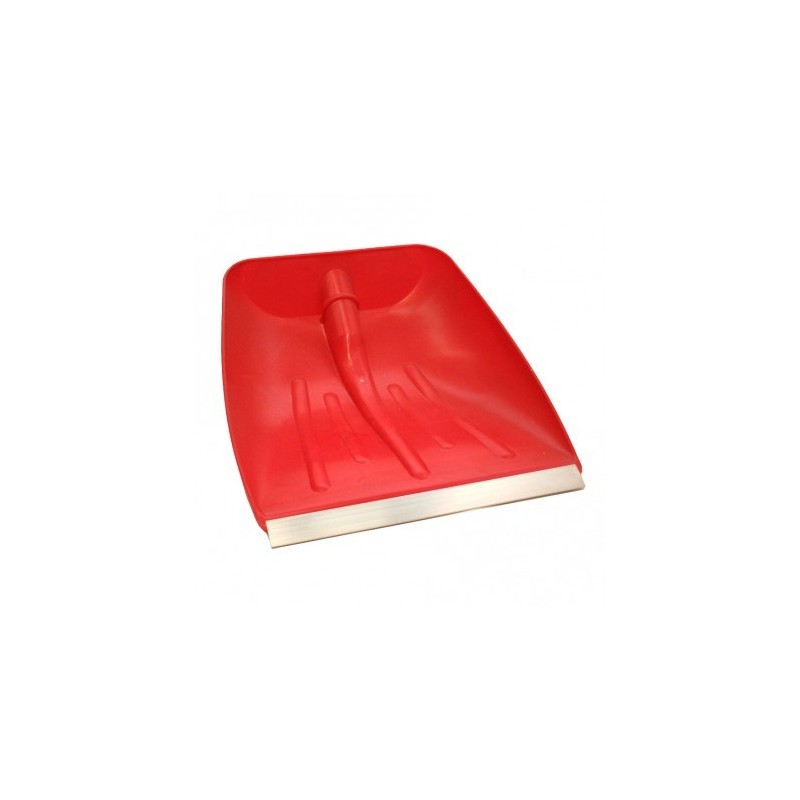 PALA NEVE PLASTICA A CUCCHIAIO CON PROFILO ALLUMINIO