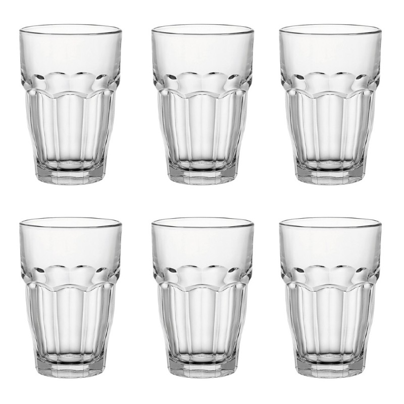 Bicchieri Cooler Rock Bar 47,8 cl in vetro temperato set 6 pezzi