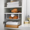 Cestino metallo contenitore per mobile bagno 30 cm 8002523638304