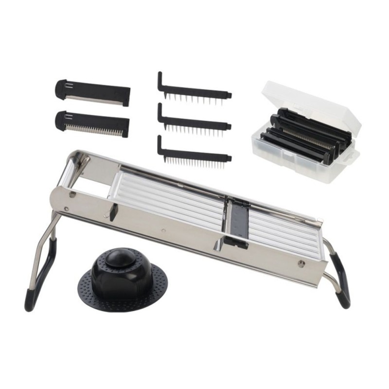 Mandolina Affettaverdure Inox con 7 Lame – Precisione e Versatilità | Ragstore.it