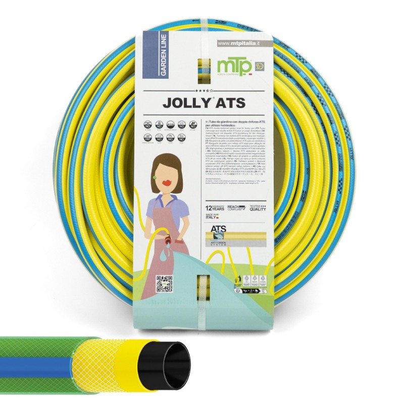 TUBO GIARDINO JOLLY ANTITORSIONE Ø 15 MM 25 Mt