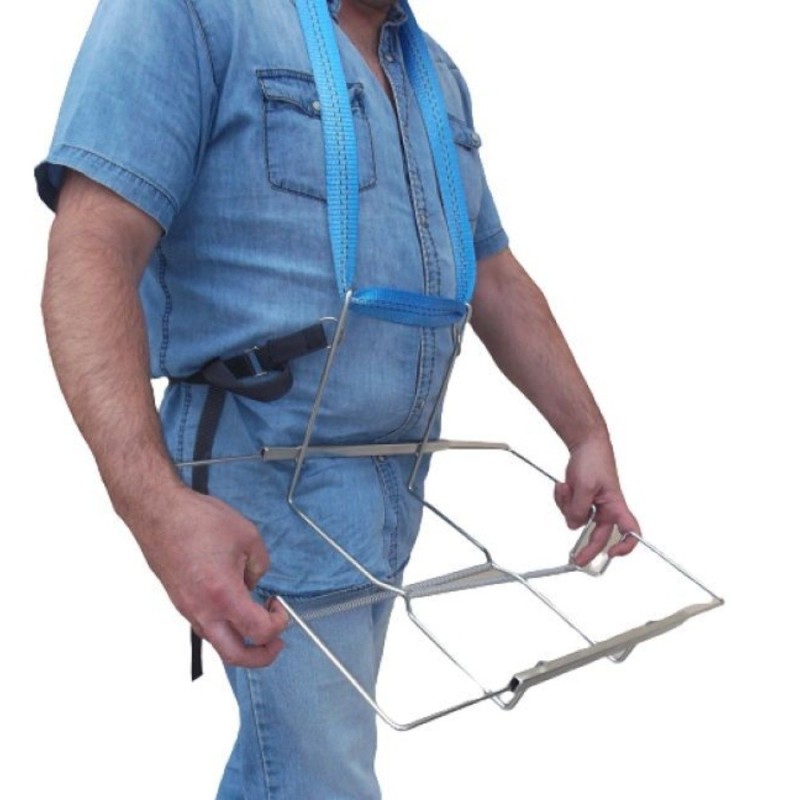 Porta Plateau Regolabile a Tracolla | Supporto per Piantine e Vivai