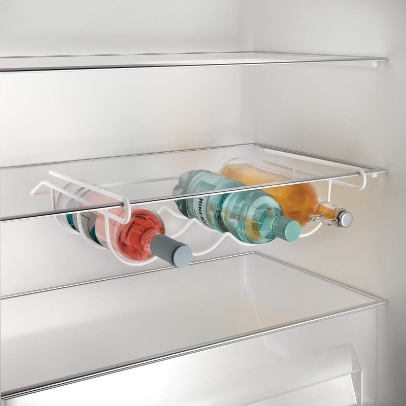 Mensola portabottiglie per frigo adatto a 4 bottiglie di vino