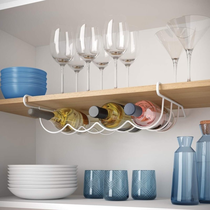 Mensola salva spazio porta bottiglie metaltex Cool bottle 8002523649010