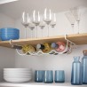 Mensola salva spazio porta bottiglie metaltex Cool bottle 8002523649010