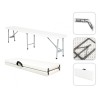 PANCA POLIETILENE HD CATERING PIEGHEVOLE CM 180x25x43