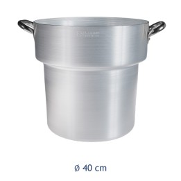 PENTOLA A GRADINO ALLUMINIO CM 40