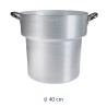 PENTOLA A GRADINO ALLUMINIO CM 40