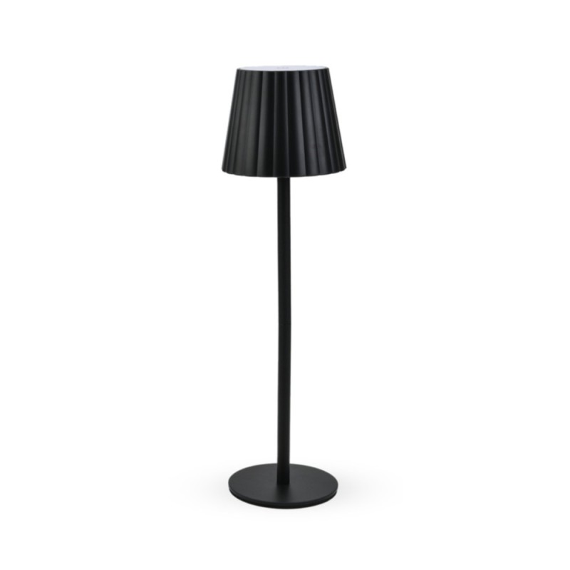 Lampada da Tavolo LED Aurora 38 cm - Ricaricabile e Touch | Nero