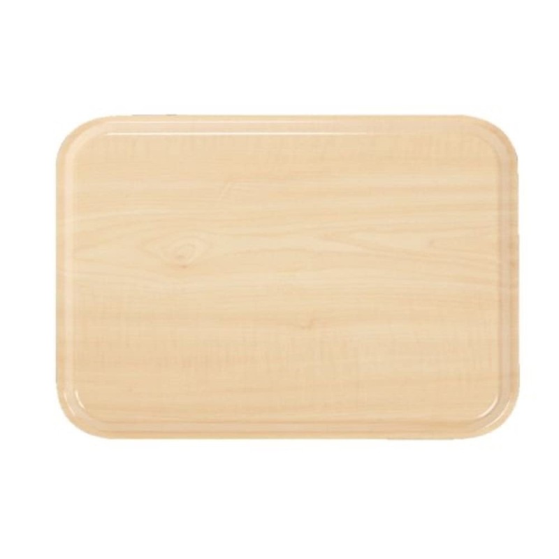 VASSOIO MENSA CAPRI LAMINATO CAMBRO CM 37x53 EFFETTO LEGNO CHIARO