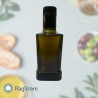 Bottiglia King Quadra 250 ml per bomboniere vista frontale e dettagli della base